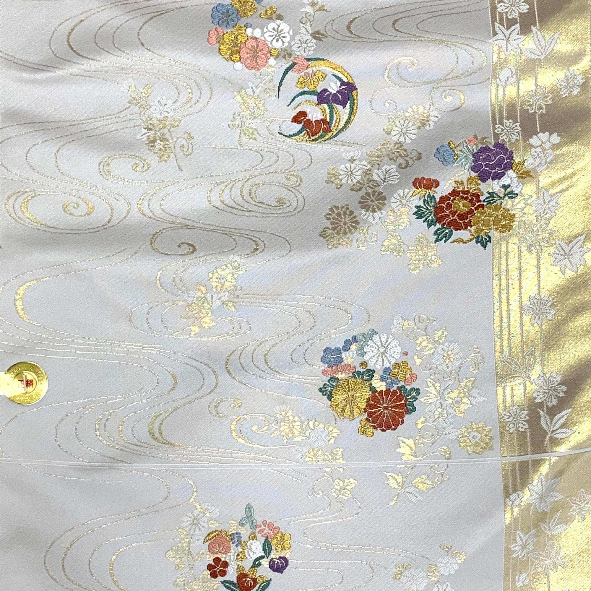 正絹　高島織物　名古屋帯未仕立品　芯入お仕立代込み