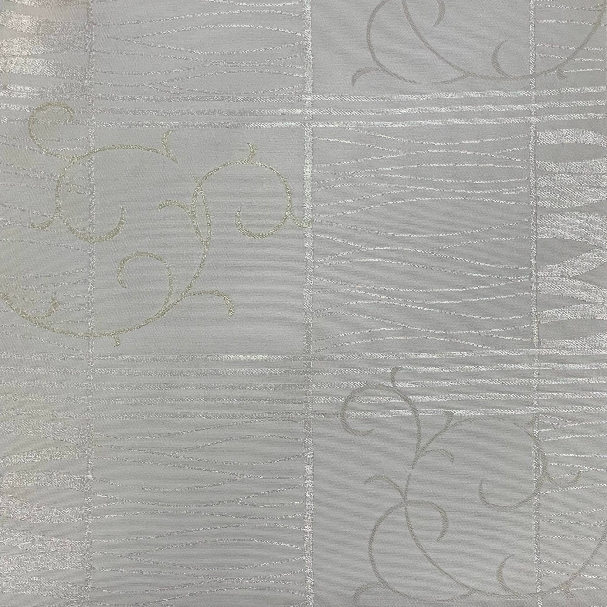 正絹　名古屋帯未仕立品　六通柄　白地　芯入お仕立代込み